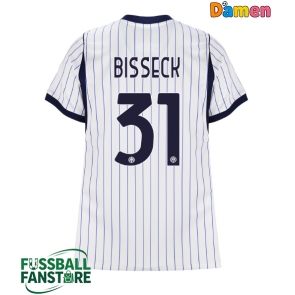 Inter Milan Yann Bisseck #31 Replik Auswärtstrikot Damen 2026-27 Kurzarm